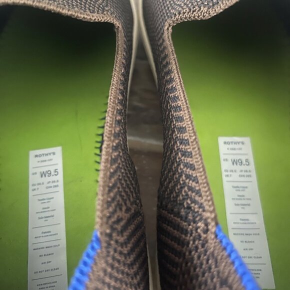 Rothys Womens Casual Knit Slip On Sneaker Size 9.5 Comfort Travel Minimalist - Picture 7 of 11